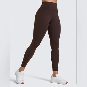 CRZ YOGA High-Rise Seamless Leggings in Dark Brown